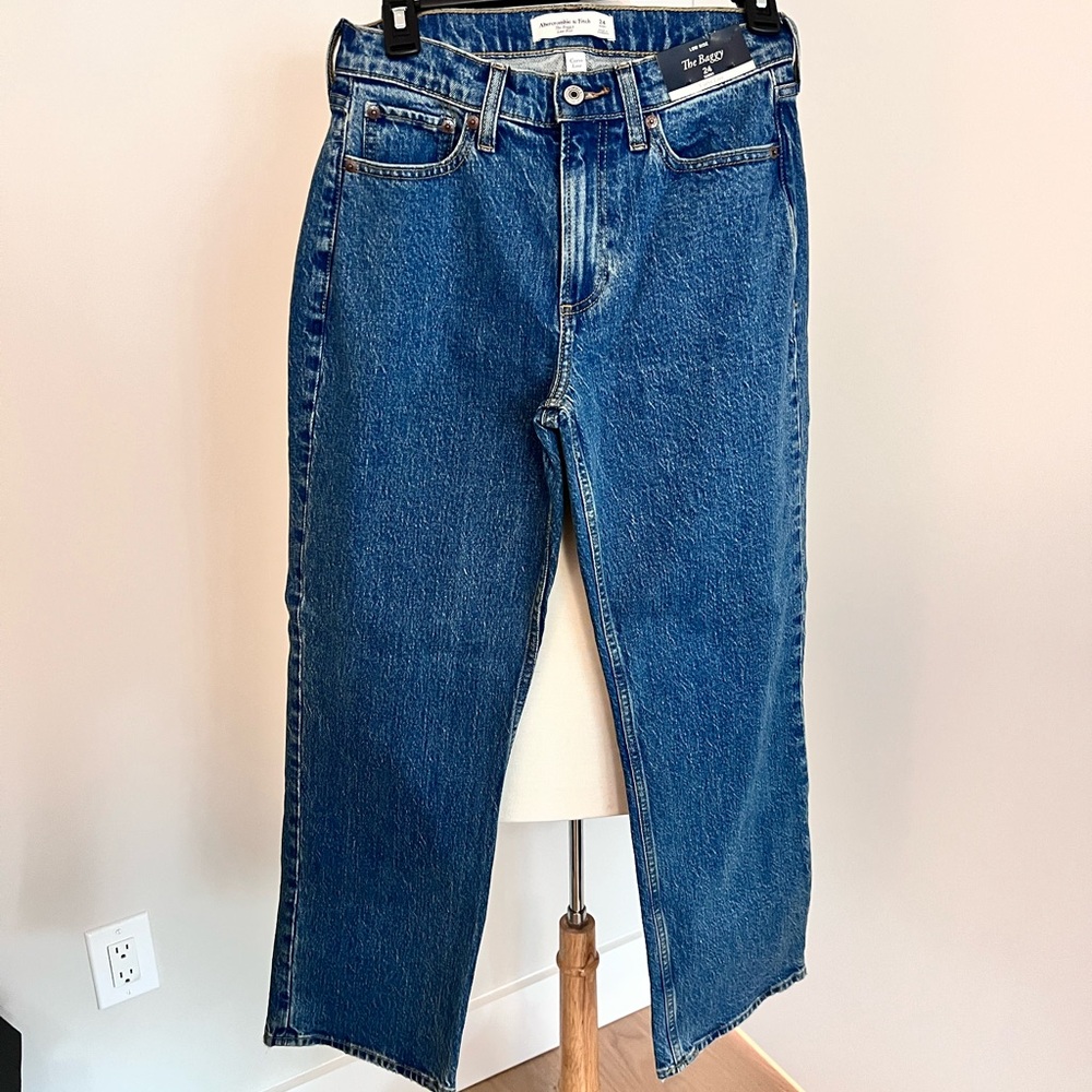 Abercrombie & Fitch Baggy Low Rise Jeans